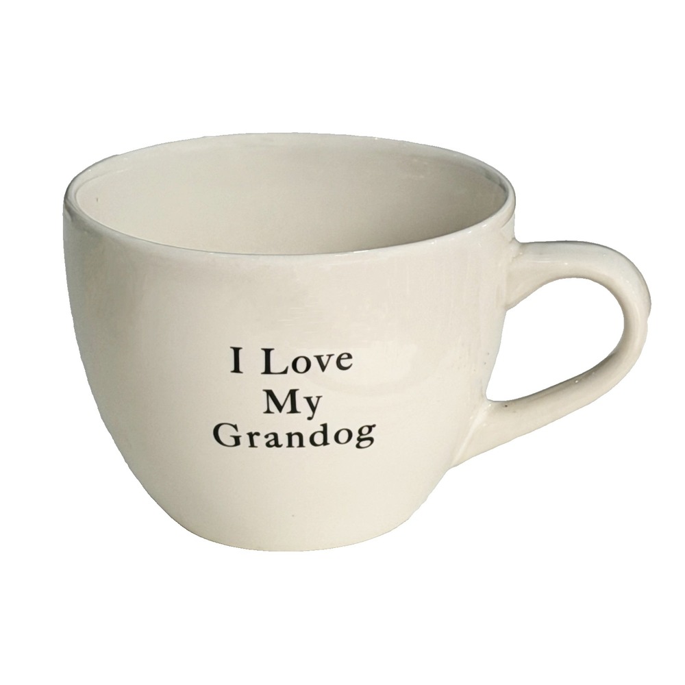 Hausenware I Love My Grandog Mug Microwave Dishwasher Safe 4.875" Wide